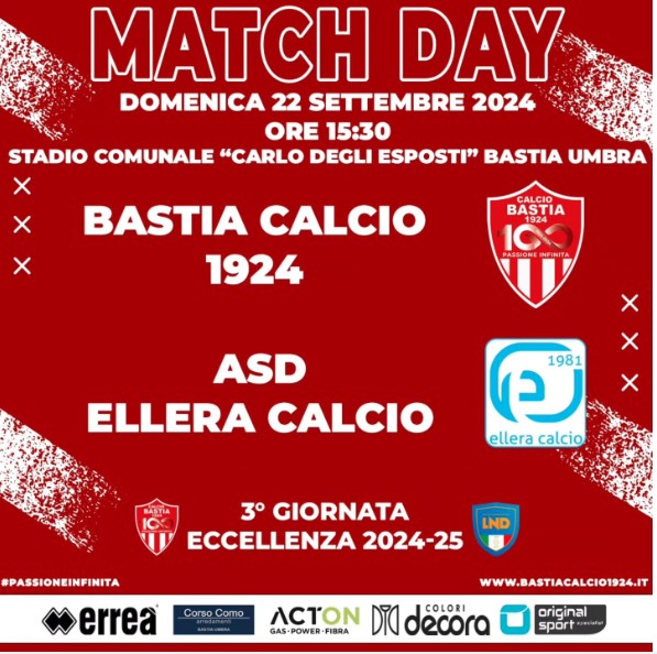 CALCIO Bastia 1924 vs Ellera