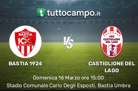 CALCIO Bastia 1924 vs Castiglion Del Lago